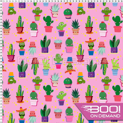 Spandex Cactus Pink Fabric