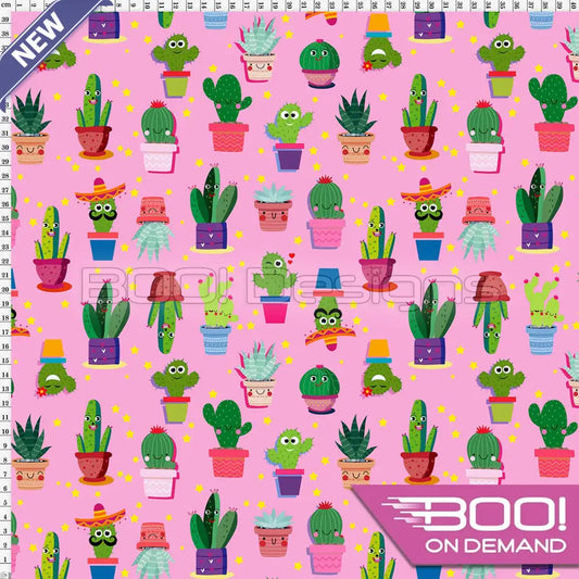 Spandex Cactus Pink Fabric