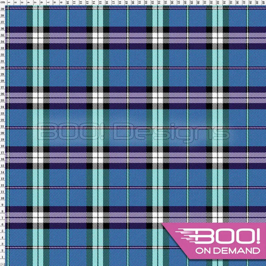 Spandex Checko Blue - Fabric