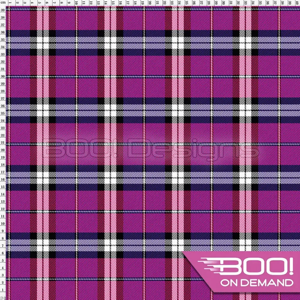 Spandex Checko Purple Fabric