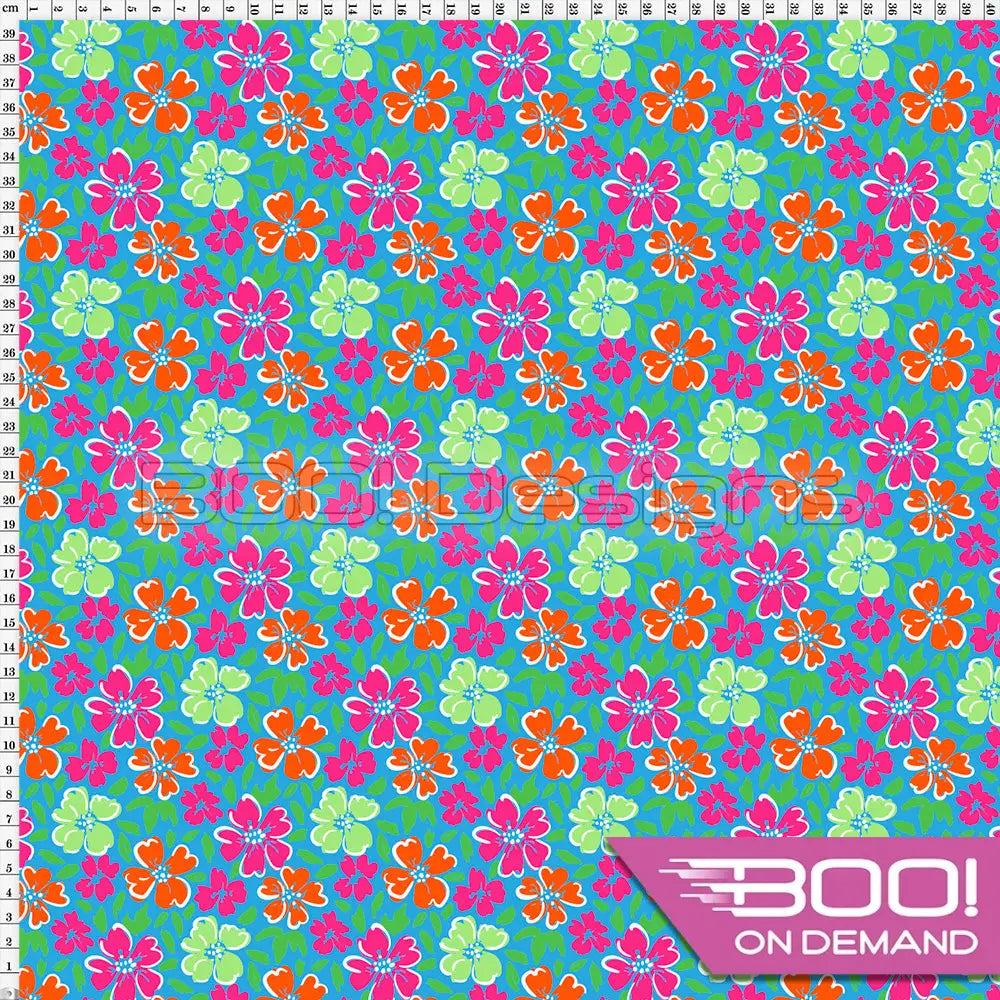 Spandex Chick Turq Fabric