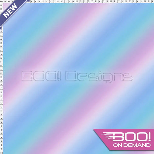 Spandex Cirrus Bias Pink Blue - Fabric