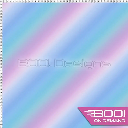 Spandex Cirrus Bias Pink Blue - Fabric