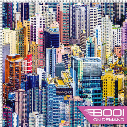 Spandex Cityscape Multi Fabric