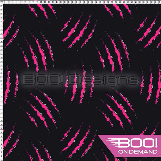 Spandex Claw Pink Fabric