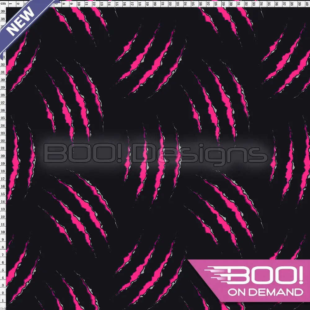 Spandex Claw Pink Fabric