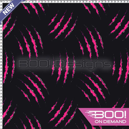 Spandex Claw Pink Fabric