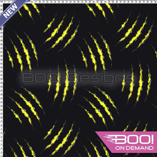 Spandex Claw Yellow Fabric