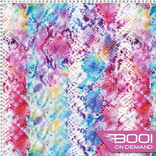 Spandex Cobra White Fabric