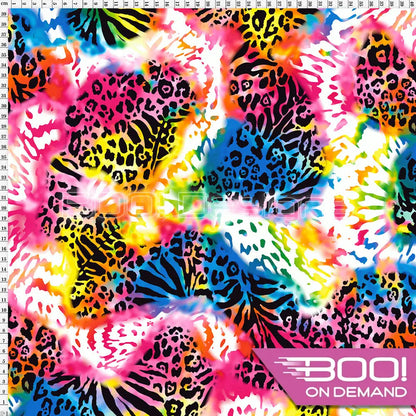 Spandex Dizzle Rainbow Fabric