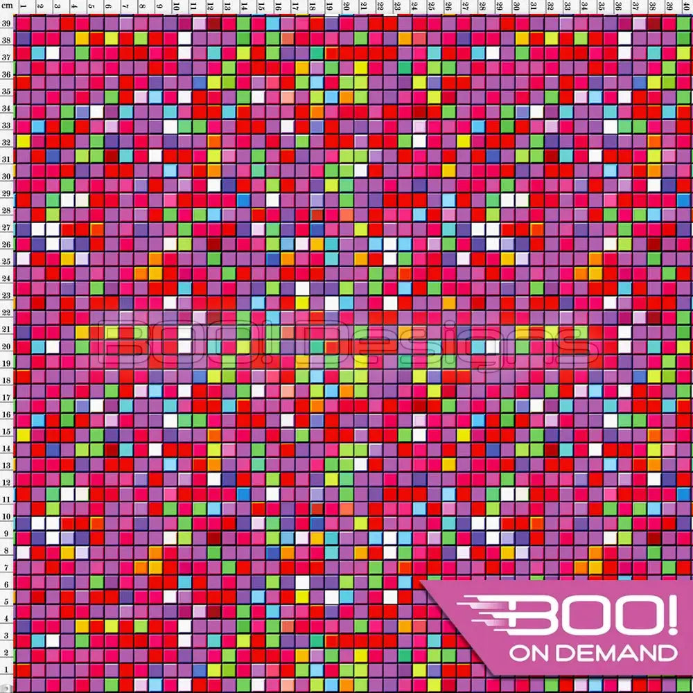 Spandex Dolly Mixture Pink Fabric