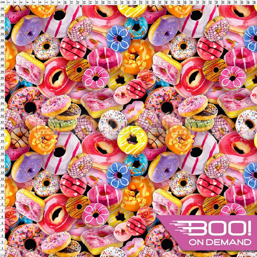 Spandex Donuts Fabric