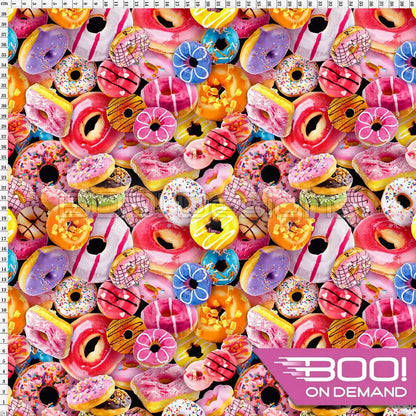 Spandex Donuts Fabric