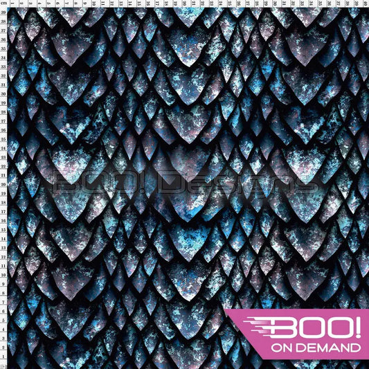 Spandex Dragon Scales Sylar - Fabric