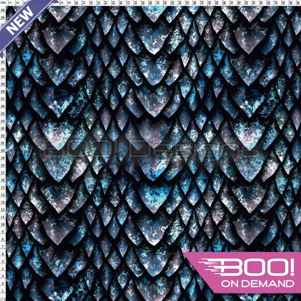 Spandex Dragon Scales Sylar - Fabric
