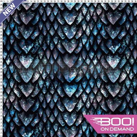 Spandex Dragon Scales Sylar - Fabric