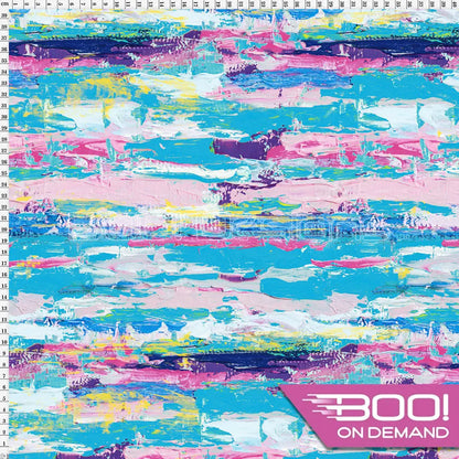 Spandex Embrace Oil Paint Pastel Fabric