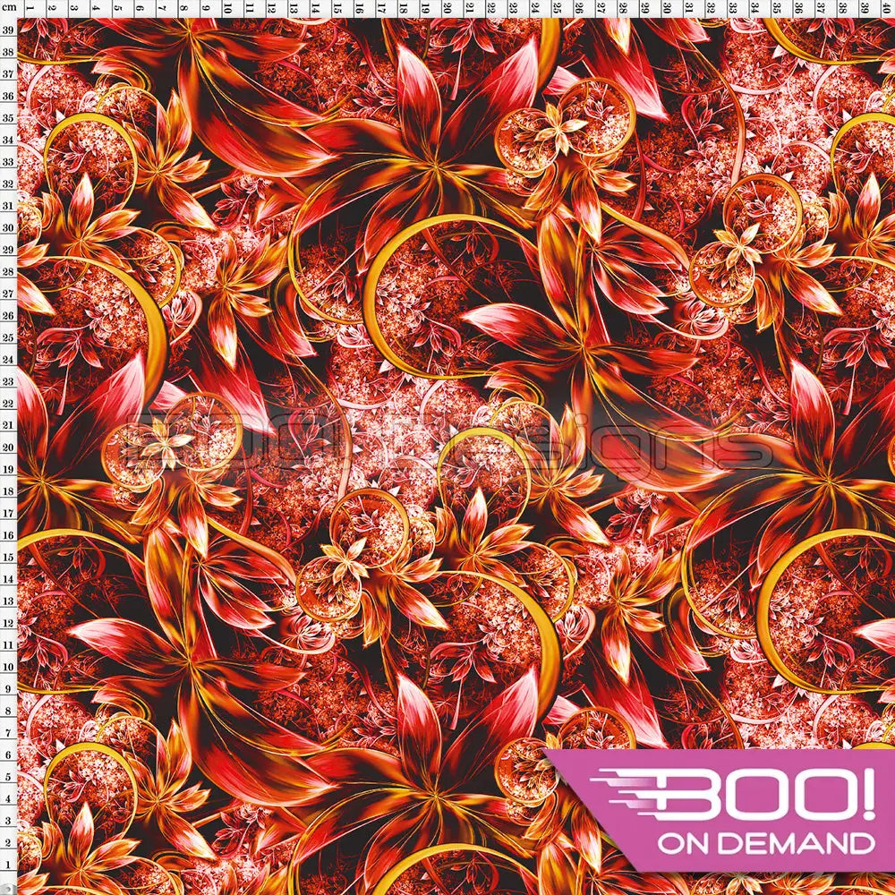 Spandex Enchanted Garden Desert Fabric