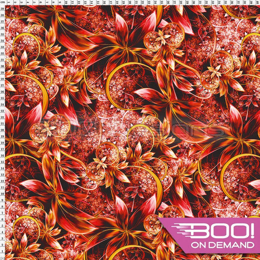 Spandex Enchanted Garden Desert Fabric