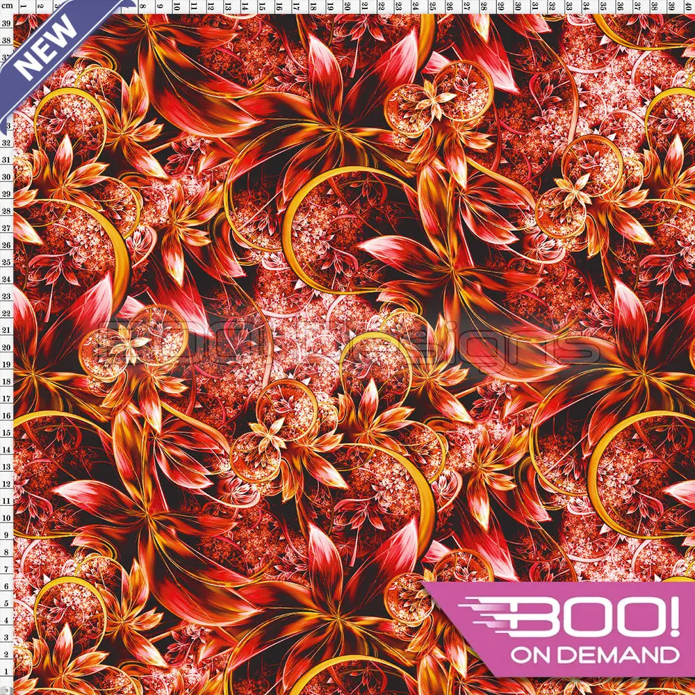 Spandex Enchanted Garden Desert Fabric