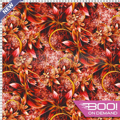 Spandex Enchanted Garden Desert Fabric