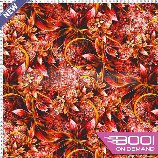 Spandex Enchanted Garden Desert Fabric