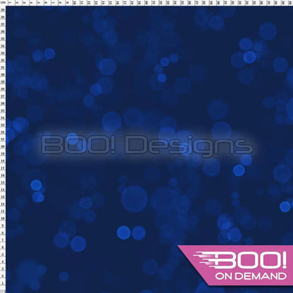 Spandex Fairy Bokeh Navy Fabric