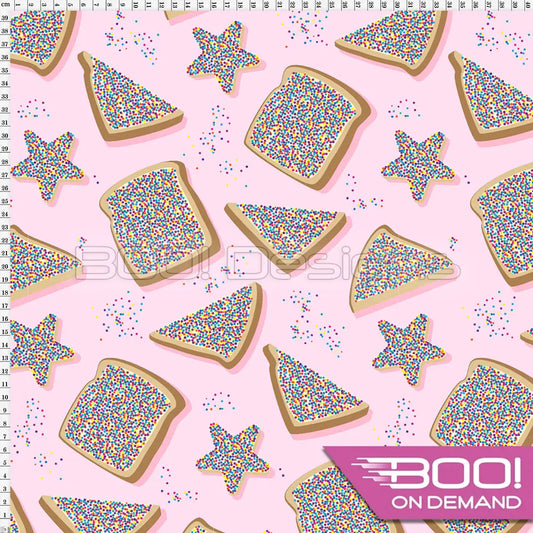 Spandex Fairy Bread Soft Pink Fabric