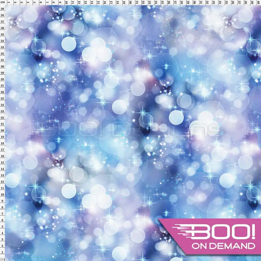 Spandex Fairy Dust Blue Fabric