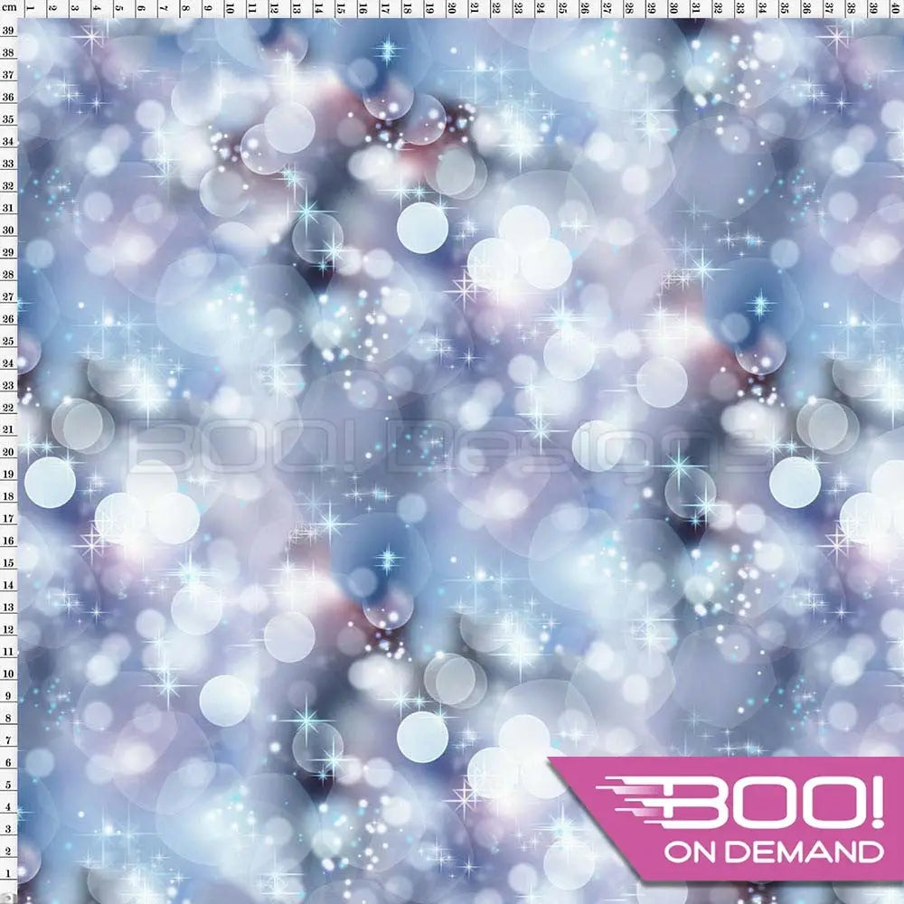 Spandex Fairy Dust Silver Fabric