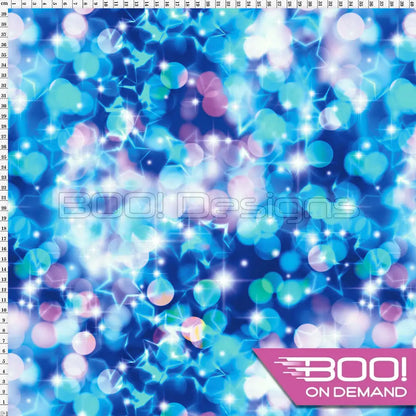 Spandex Fairy Magic Blue Fabric