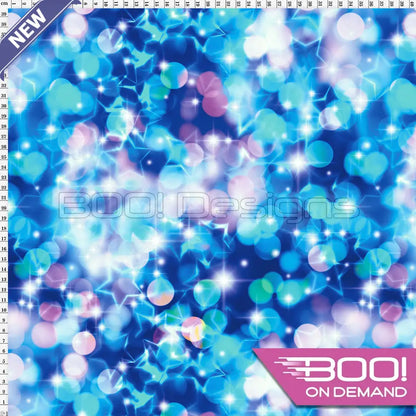 Spandex Fairy Magic Blue Fabric