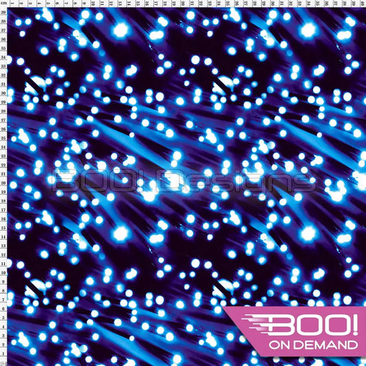 Spandex Fibre Optic Royal - Fabric