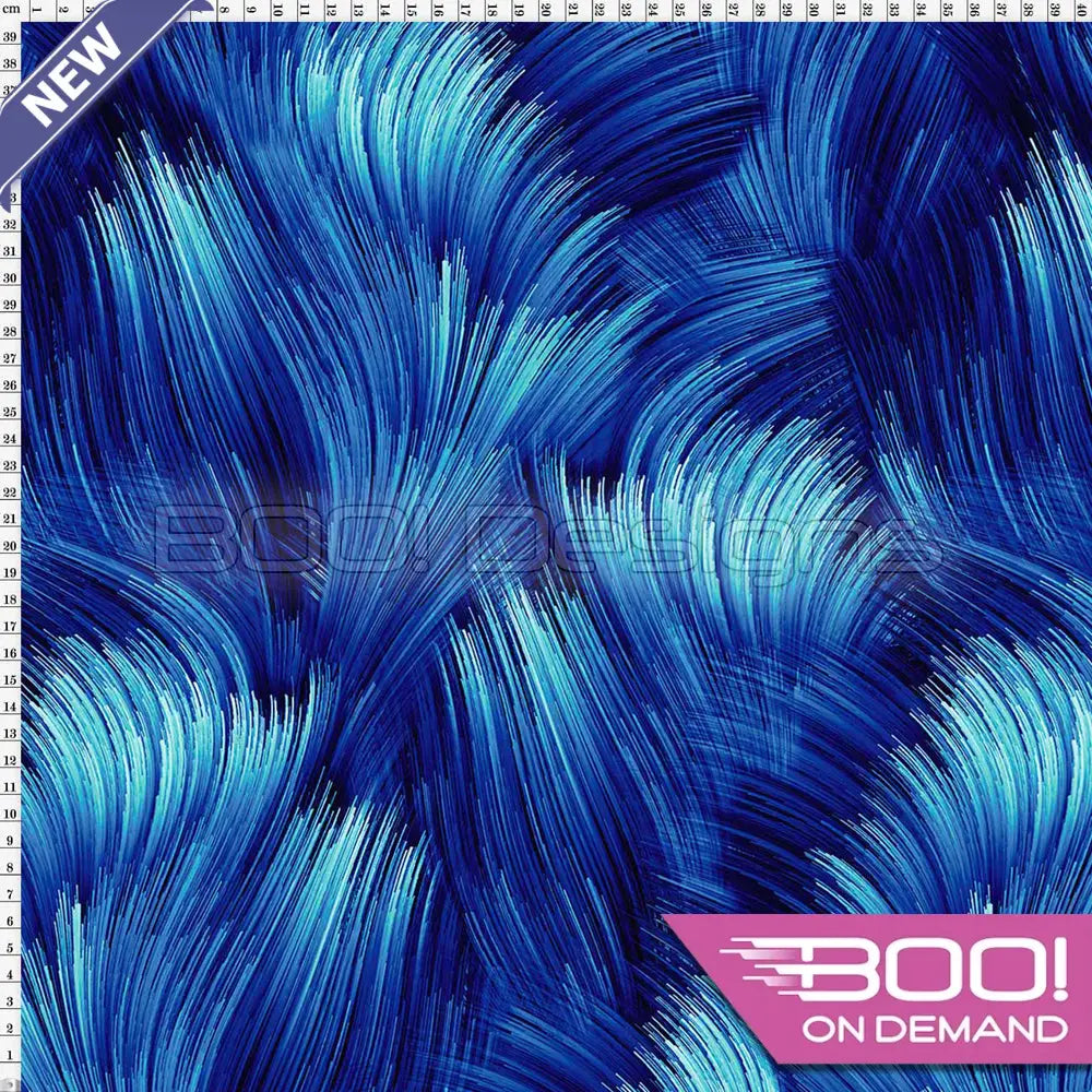 Spandex Fibres Blue - Fabric