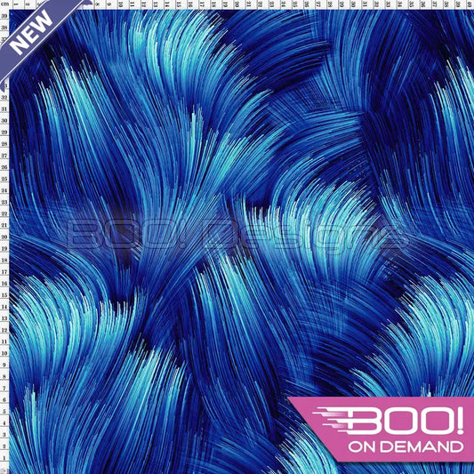 Spandex Fibres Blue - Fabric