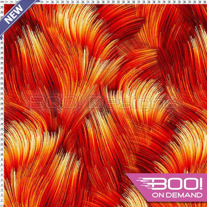 Spandex Fibres Orange - Fabric
