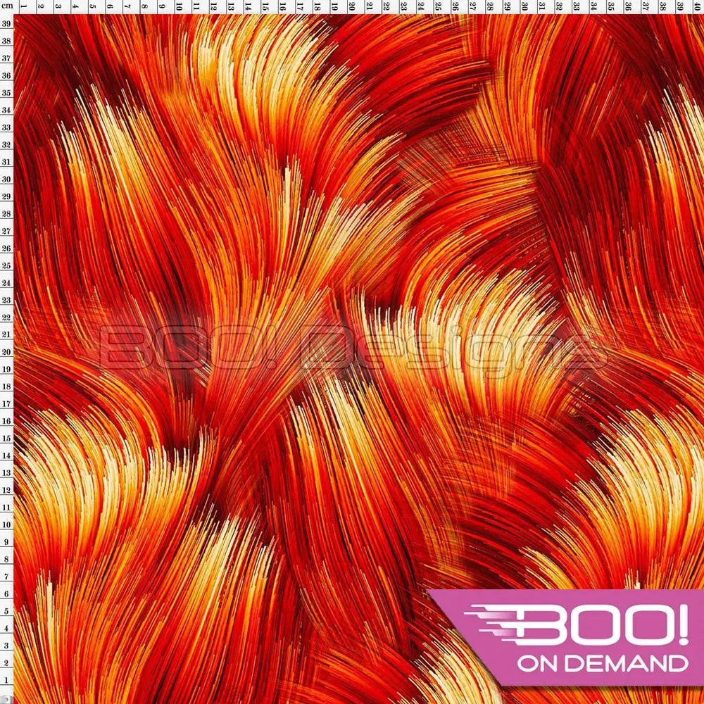 Spandex Fibres Orange - Fabric