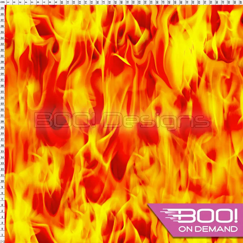 Spandex Flare Fire Fabric