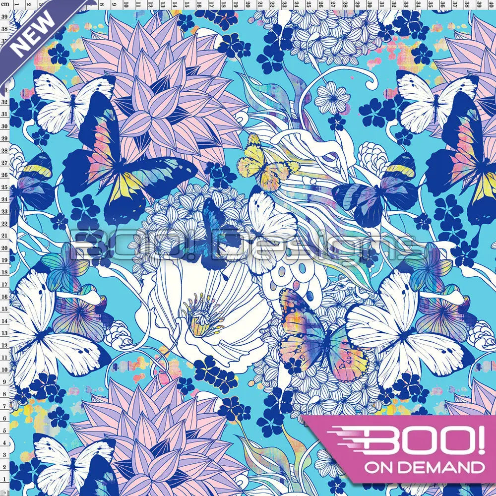 Spandex Flutter Grunge Pastel Fabric