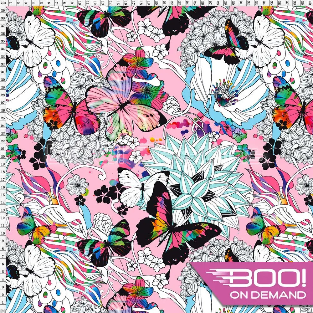 Spandex Flutter Pink Fabric