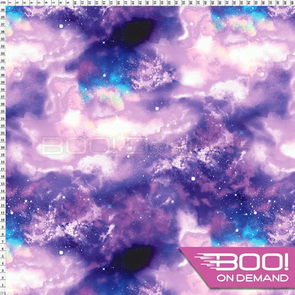 Spandex Galaxy Lilac Fabric