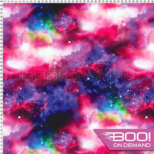 Spandex Galaxy Pink Fabric