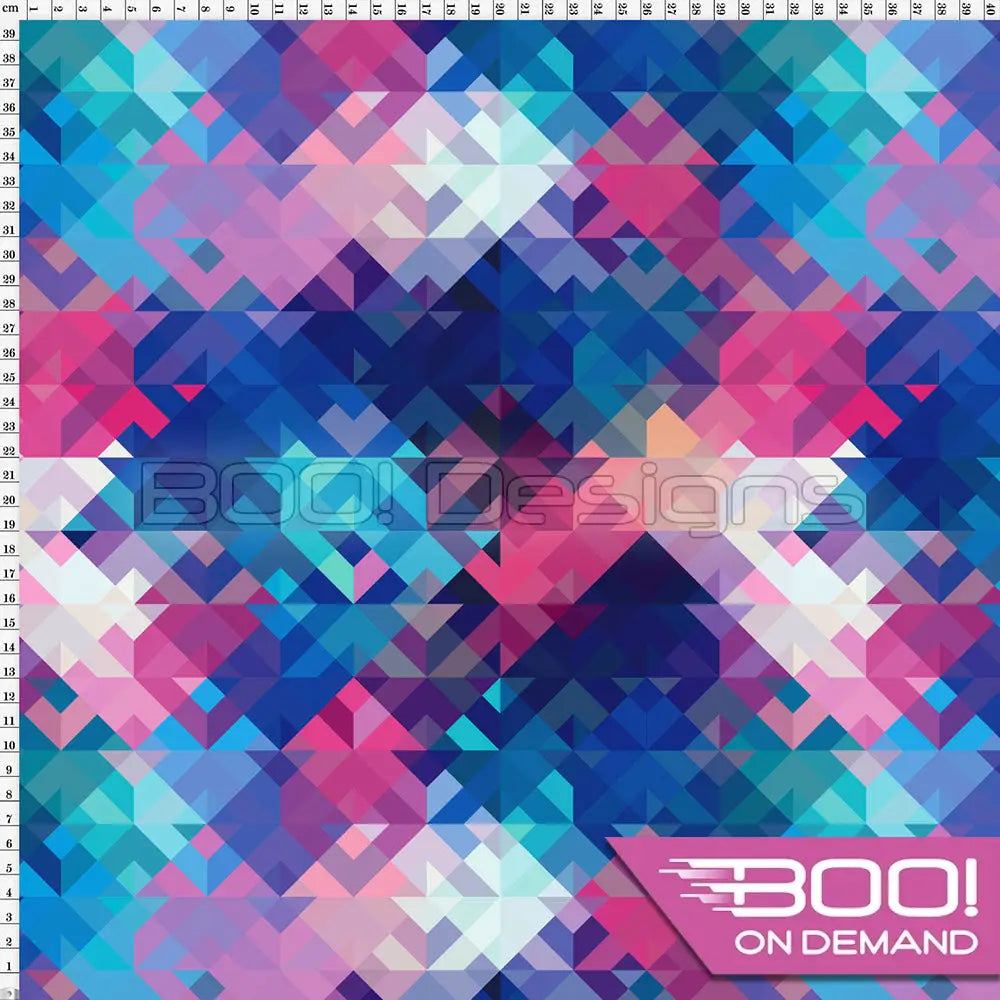 Spandex Geo Puzzle Fabric