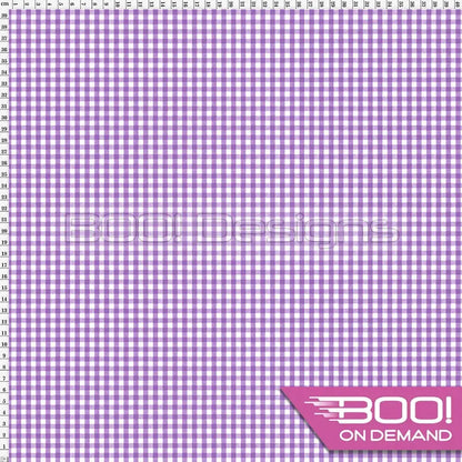 Spandex Gingham Heather Small Fabric