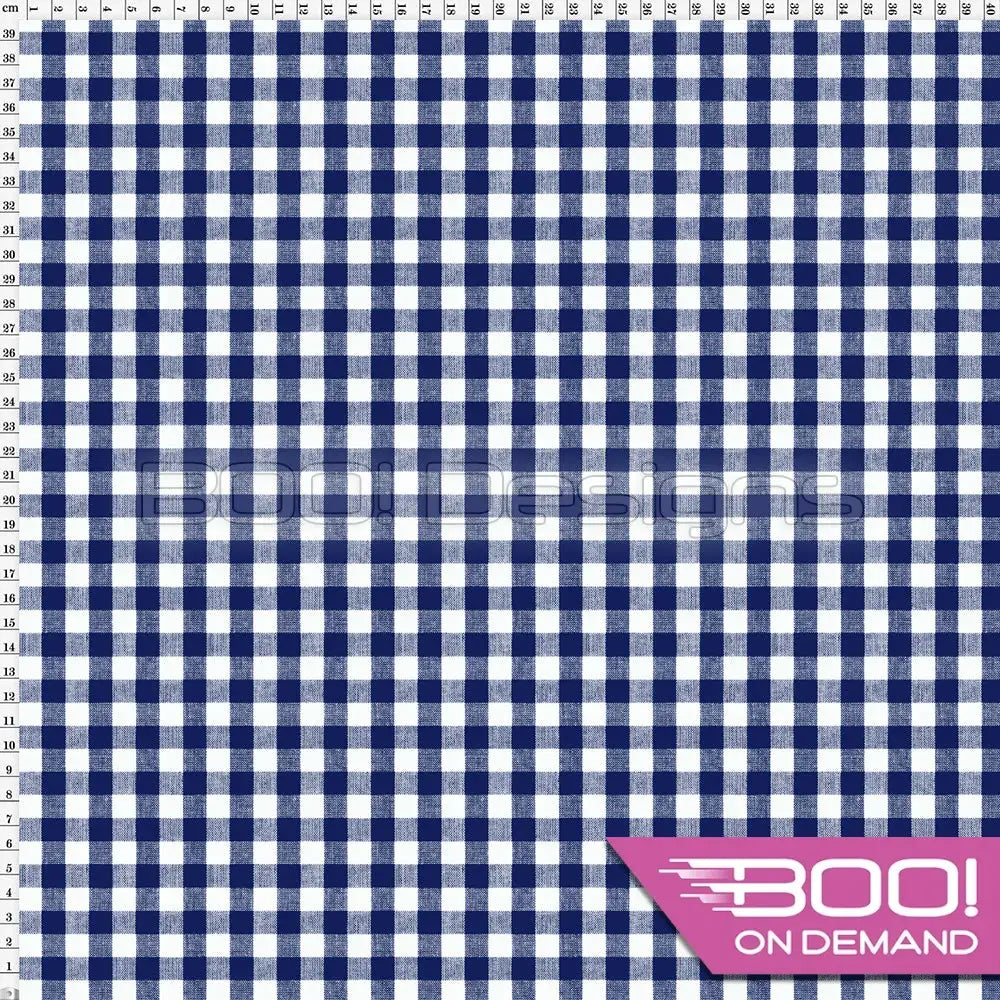 Spandex Gingham Moonlight Fabric