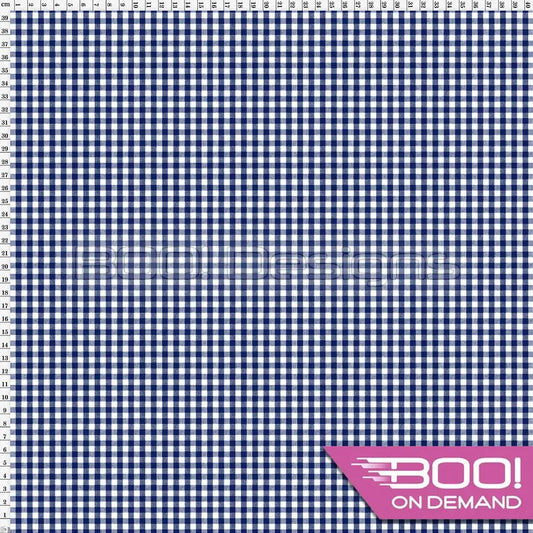 Spandex Gingham Moonlight Small Fabric