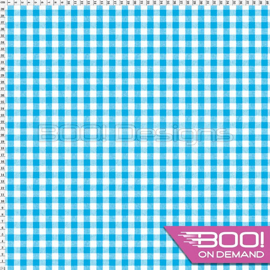 Spandex Gingham Surf Fabric