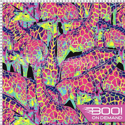 Spandex Giraffe Camo Fabric