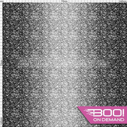 Spandex Glitz Ombre Black Silver Fabric