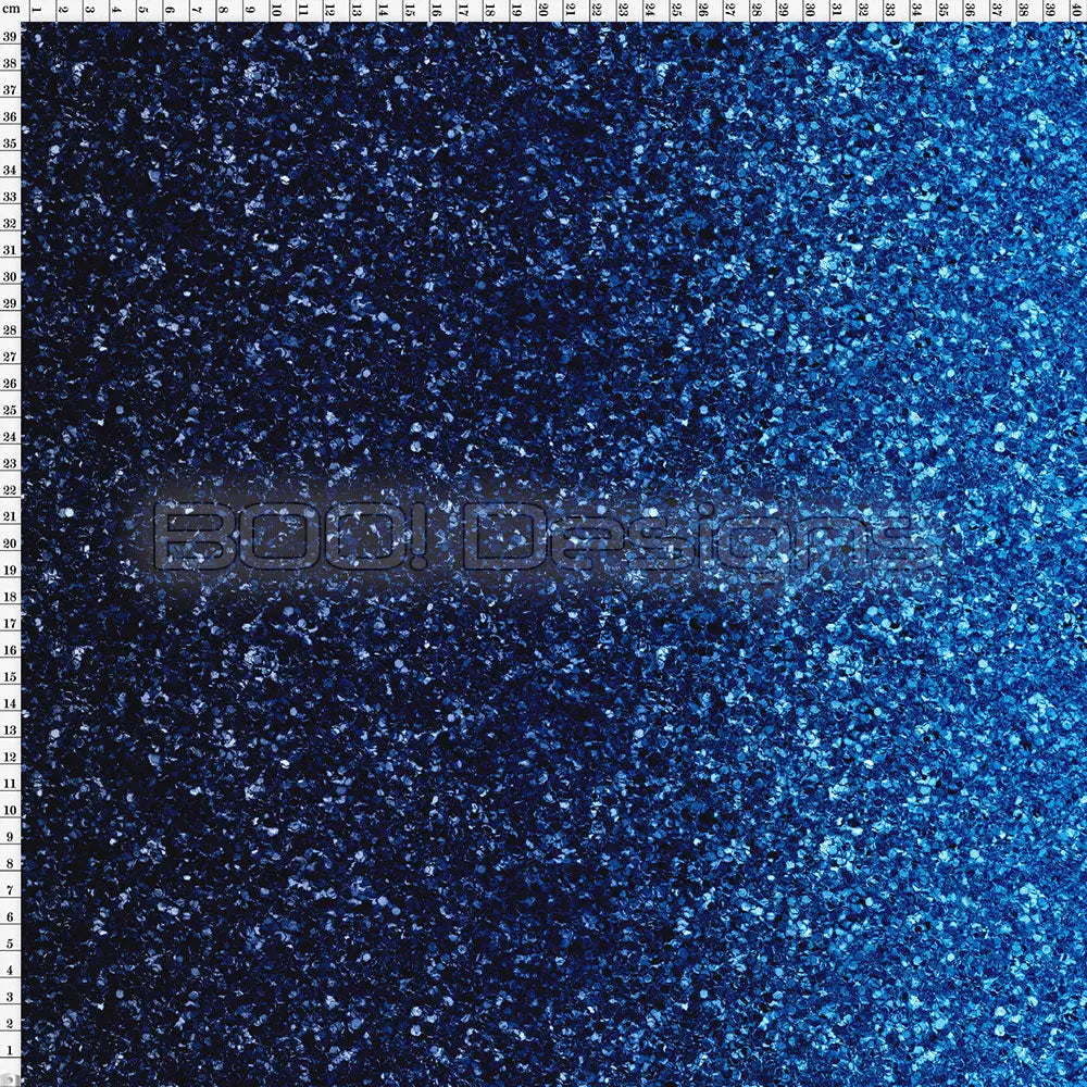 Spandex Glitz Ombre Blue Fabric